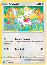 Shaymin Crown Zenith Pokemon Card Single