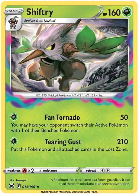 Shriftry Lost Origin Pokemon Single Card 013/196