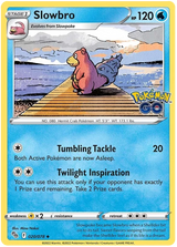 Slowbro Pokemon GO Card Singles 020/078