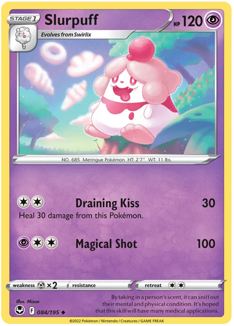 Slurpuff Silver Tempest Pokemon Single 084/195