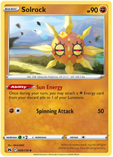 Solrock Crown Zenith Pokemon Card Single