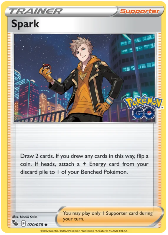 Spark Pokemon GO Card Singles 070/078