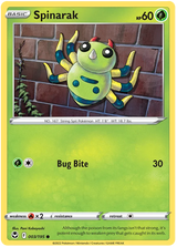 Spinarak Silver Tempest Pokemon Single 003/195