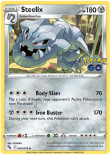Steelix Pokemon GO Card Singles 044/078