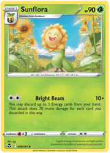 Sunflora Silver Tempest Pokemon Single 006/195