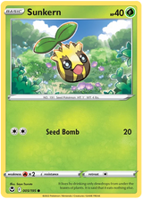 Sunkern Silver Tempest Pokemon Single 005/195