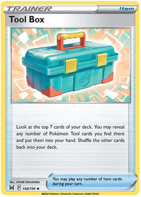 Tool Box Lost Origin Pokemon Single Card 168/196