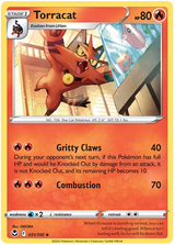 Torracat Silver Tempest Pokemon Single 031/195