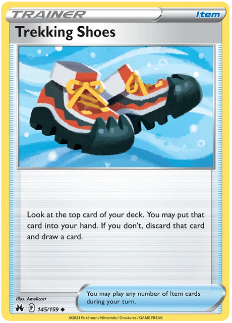 Trekking Shoes Crown Zenith Pokemon Card Single