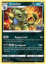 Tyranitar Pokemon GO Card Singles 043/078