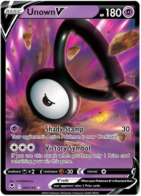 Unown V Silver Tempest Pokemon Single 065/195