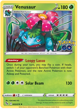 Venusaur Pokemon GO Card Singles 003/078