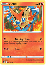 Victini Silver Tempest Pokemon Single 023/195