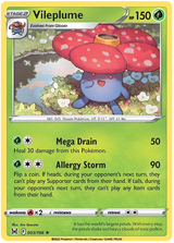 Vileplume Lost Origin Pokemon Single Card 003/196