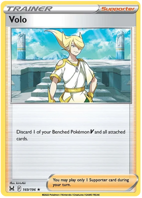 Volo Lost Origin Pokemon Single Card 169/196