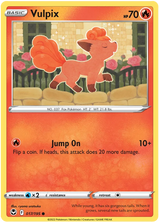 Vulpix Silver Tempest Pokemon Single 017/195
