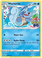 Wartortle Pokemon GO Card Singles 016/078