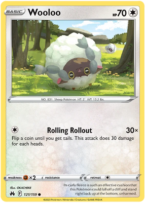 Wooloo Crown Zenith Pokemon Card Single