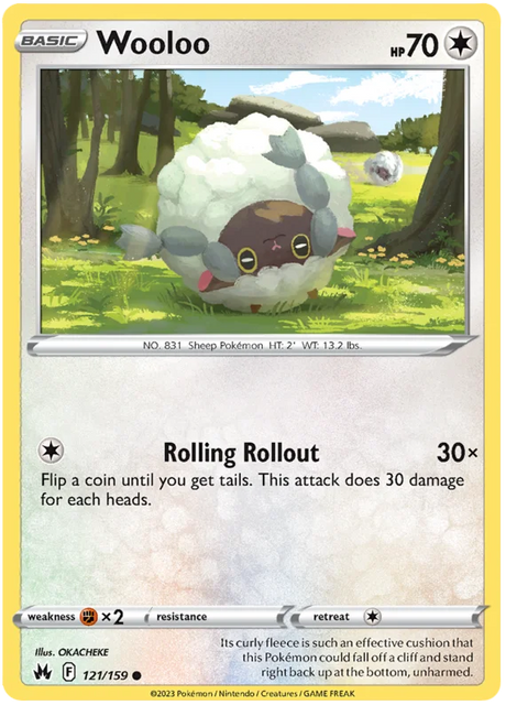 Wooloo Crown Zenith Pokemon Card Single