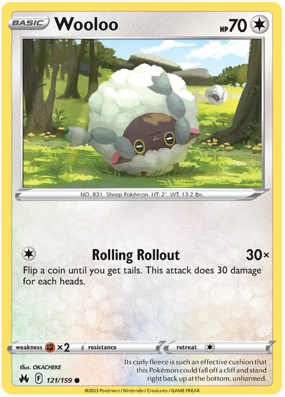 Wooloo Crown Zenith Pokemon Card Single