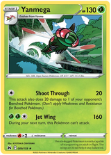 Yanmega Crown Zenith Pokemon Card Single