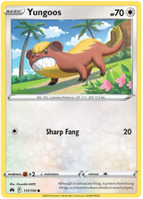 Yungoos Crown Zenith Pokemon Card Single