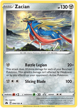 Zacian Crown Zenith Pokemon Card Single