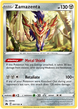 Zamazenta Crown Zenith Pokemon Card Single