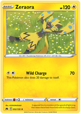 Zeraora Crown Zenith Pokemon Card Single